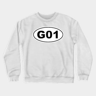 G01 Chassis Code Marathon Style Crewneck Sweatshirt